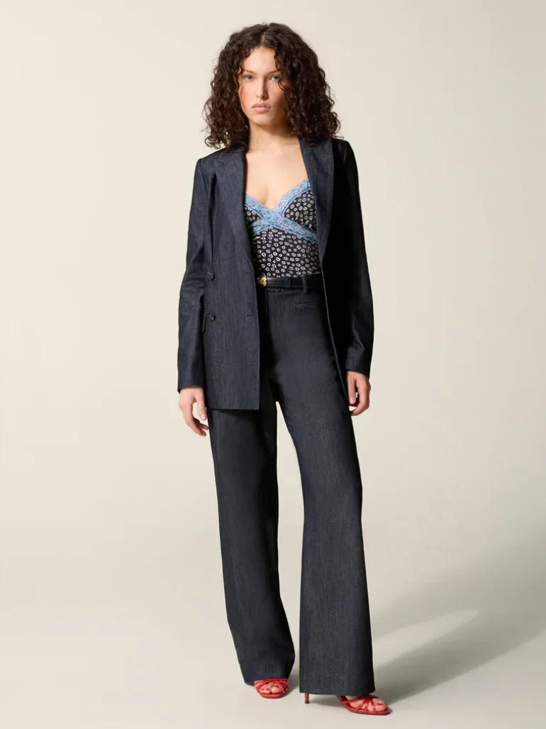 Manteaux & Vestes>Rouje Veste FLAVIEN DENIMINDIGO