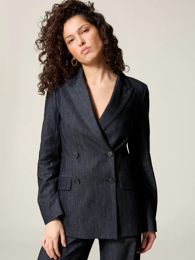Manteaux & Vestes>Rouje Veste FLAVIEN DENIMINDIGO