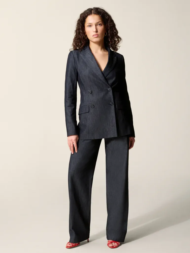 Manteaux & Vestes>Rouje Veste FLAVIEN DENIMINDIGO