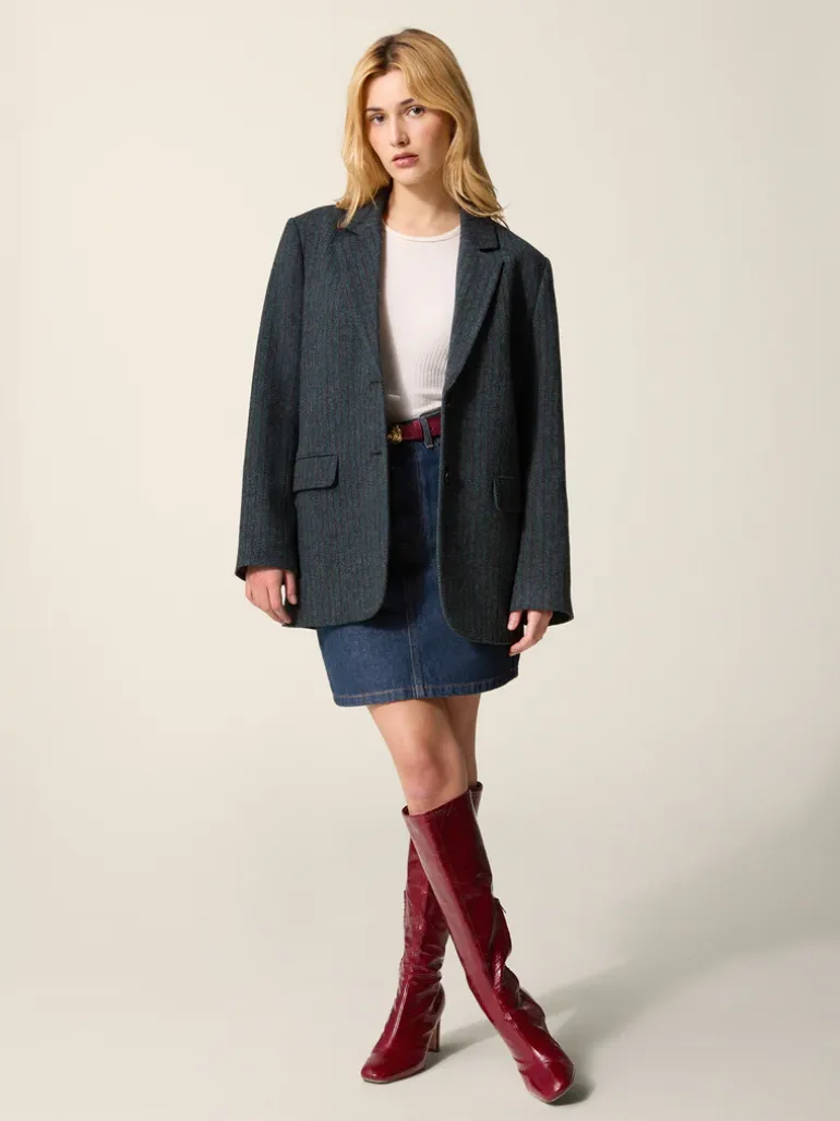 Manteaux & Vestes>Rouje Veste JACQUES RayéBleu