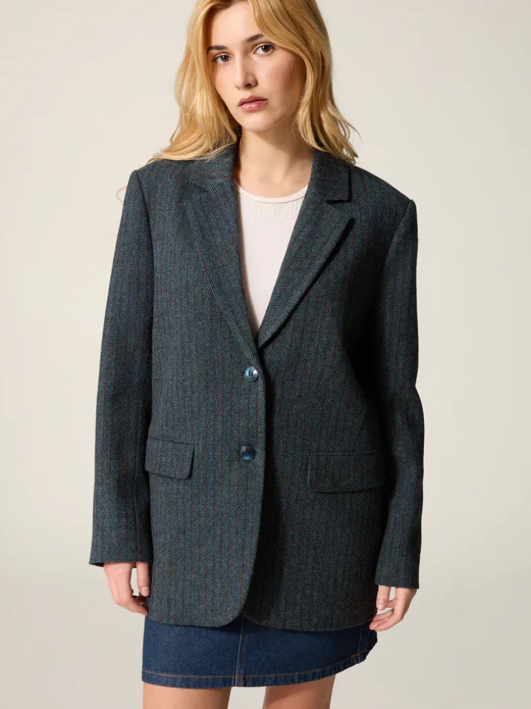 Manteaux & Vestes>Rouje Veste JACQUES RayéBleu